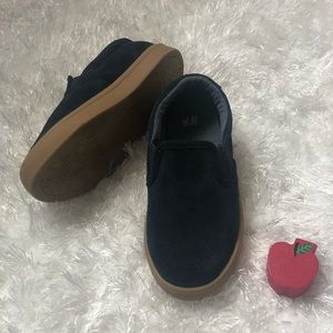 Navy blue Toddler boys slip on shoes